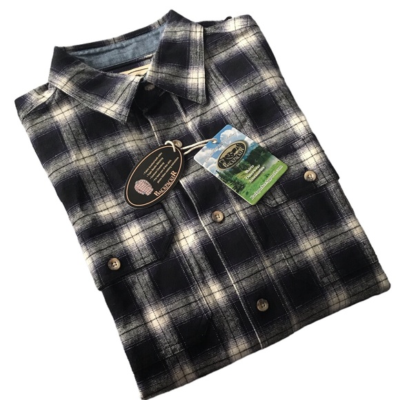 Backpacker Apparel Other - Plaid Flannel Shirt By Backpacker Combed Cotton Size Large New With Tag
